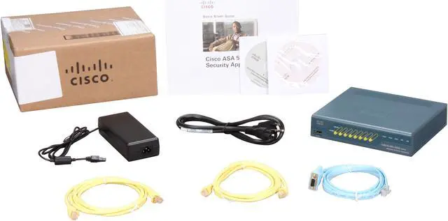 Alt view image 5 of 5 - Cisco ASA5505-50-BUN-K9 ASA 5505 50-User Bundle includes 8-port Fast Ethernet switch, 10 IPsec VPN peers, 2 Premium VPN peers, 3DES/AES license