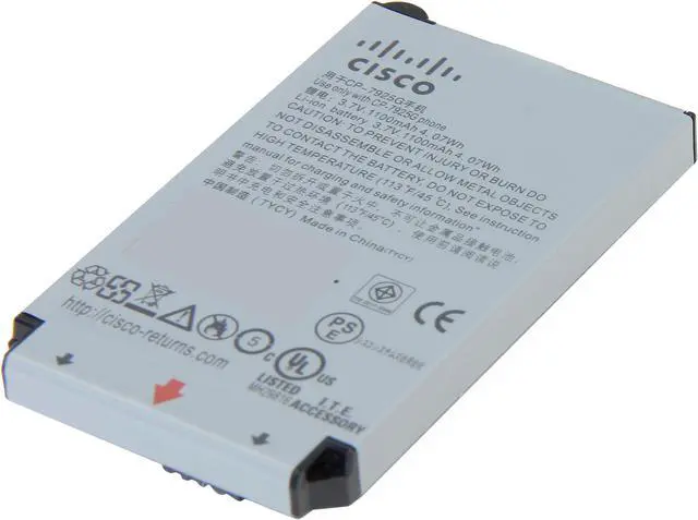 Main image of Cisco CP-BATT-7925G-STD Unified Wireless IP Phone 7925G Battery, Standard