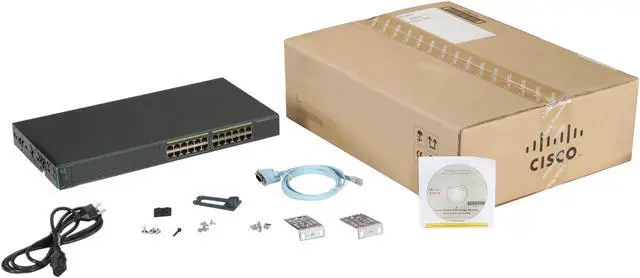 Alt view image 5 of 5 - CISCO WS-C2960-24-S Managed Switch with LAN Lite Software