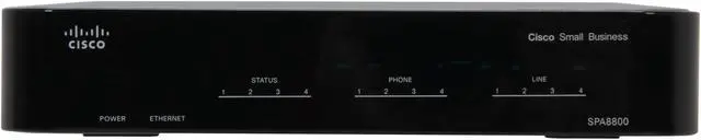Alt view image 2 of 5 - Cisco SPA8800 IP Telephony Gateway with 4 FXS and 4 FXO Ports