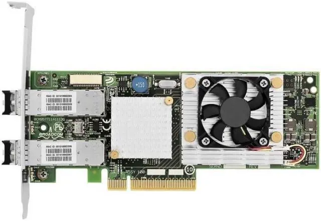 Alt view image 2 of 2 - CISCO N2XX-ABPCI02= BROADCOM BCM57711 10GB-ETH DUAL PT NIC 10Gbps PCI Express x8