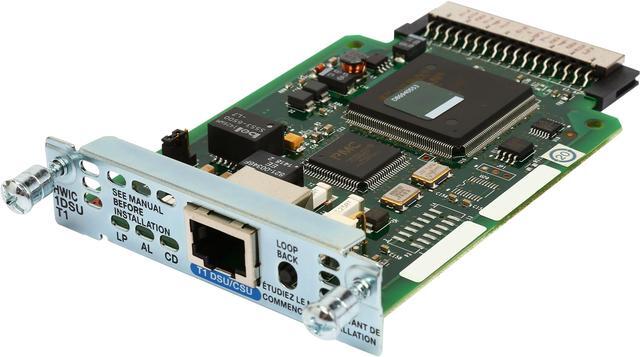 Main image of CISCO HWIC-1DSU-T1= 1-Port T1/Fractional T1 DSU/CSU WAN Interface Card