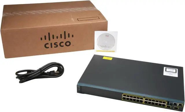 Alt view image 5 of 5 - CISCO  2960  WS-C2960S-24TS-S Switch24 x RJ-45 10/100/1000Base-T Network LAN