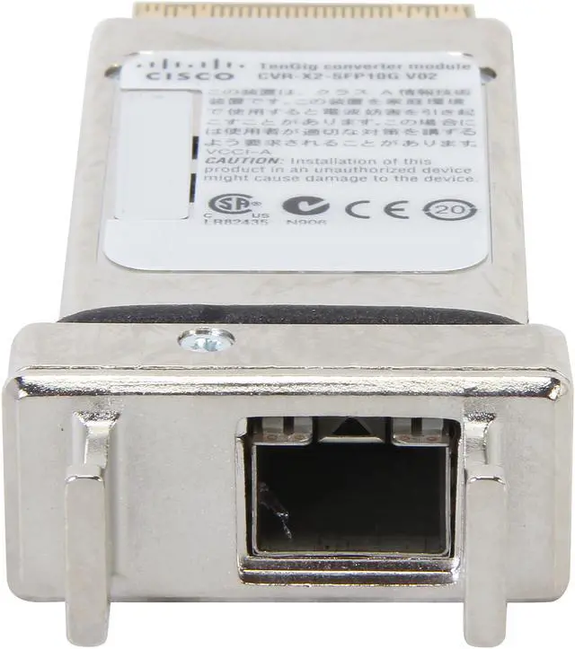 Alt view image 2 of 6 - CISCO CVR-X2-SFP10G= OneX Converter Module - X2 SFP+ module 10 Gbps 10GBase-X
