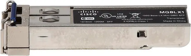 Alt view image 3 of 5 - Cisco 1000Base-LX SFP (mini-GBIC) Transceiver, 1 x 1000Base-LX