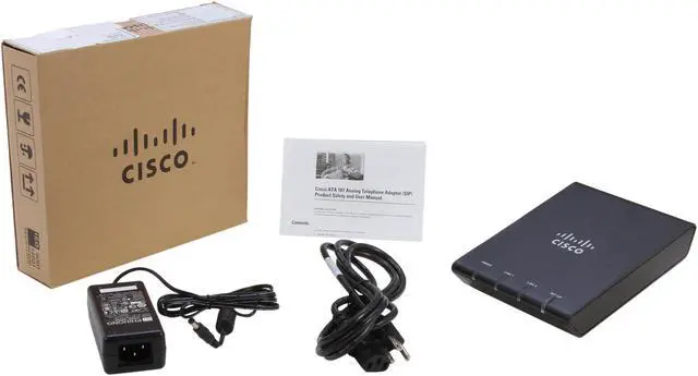 Alt view image 6 of 6 - Cisco ATA187-I1-A= ATA 187 Analog Telephone Adaptor