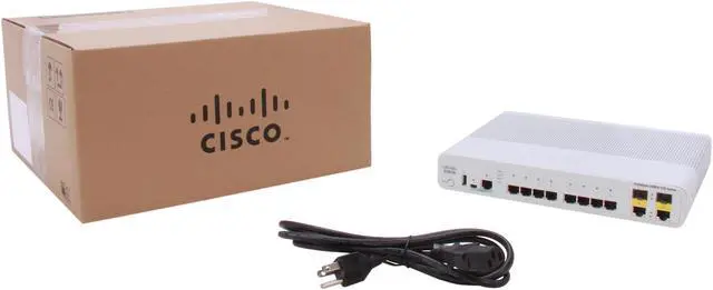 Alt view image 7 of 6 - CISCO Catalyst 2960-C WS-C2960CG-8TC-L Managed Compact Switch