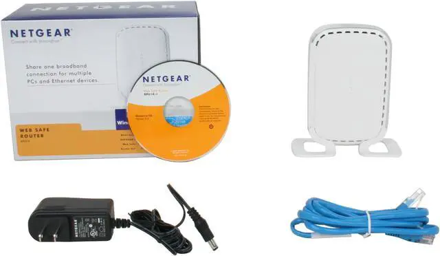 Alt view image 5 of 5 - NETGEAR RP614 Web Safe Router w/ Switch 10/100 Mbps (auto-sensing) Ethernet, RJ-45 WAN Ports 4 ports 10/100 Mbps (auto-sensing) Ethernet, RJ-45 LAN Ports