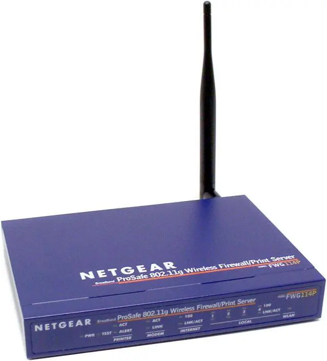 Main image of NETGEAR FWG114P 802.11g Wireless VPN Firewall
