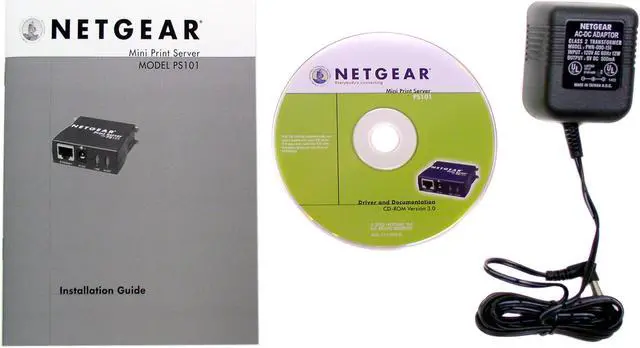 Alt view image 4 of 5 - NETGEAR PS101 Mini Print Server RJ45 LPT, Centronics