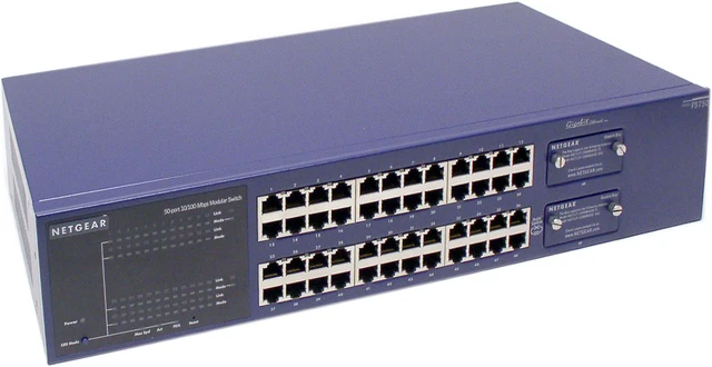 NETGEAR FS750 Modular Fast Ethernet Switch - Newegg.com