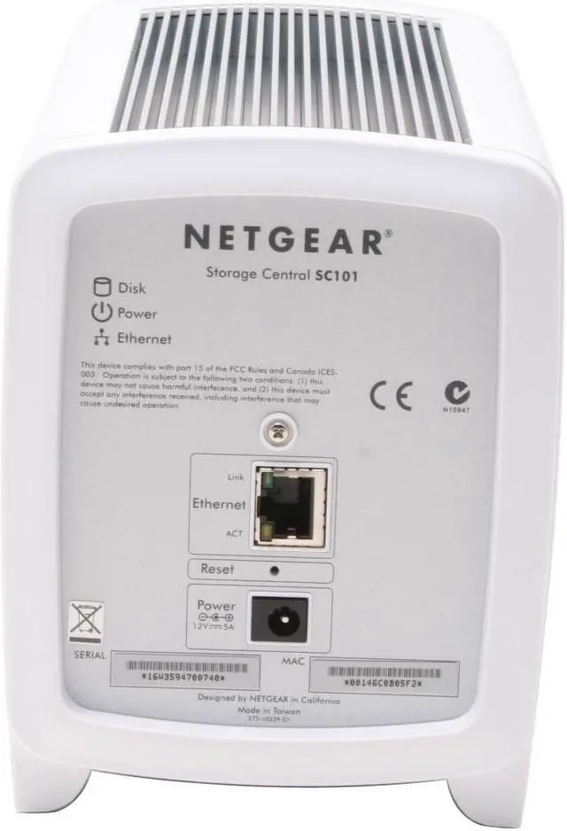 Alt view image 3 of 6 - NETGEAR SC101 Storage Central