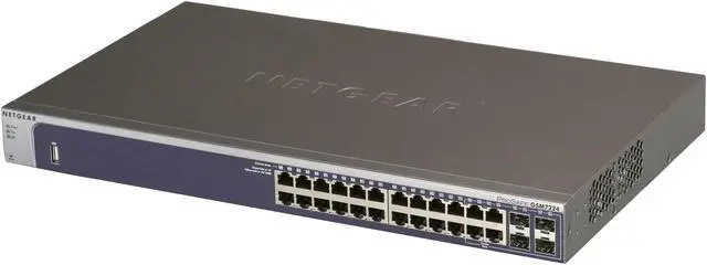 Main image of NETGEAR 24-Port Fully Managed Switch M4100-26G, 4xSFP, Fiber Uplinks, Routing, ProSAFE Lifetime Protection (GSM7224)