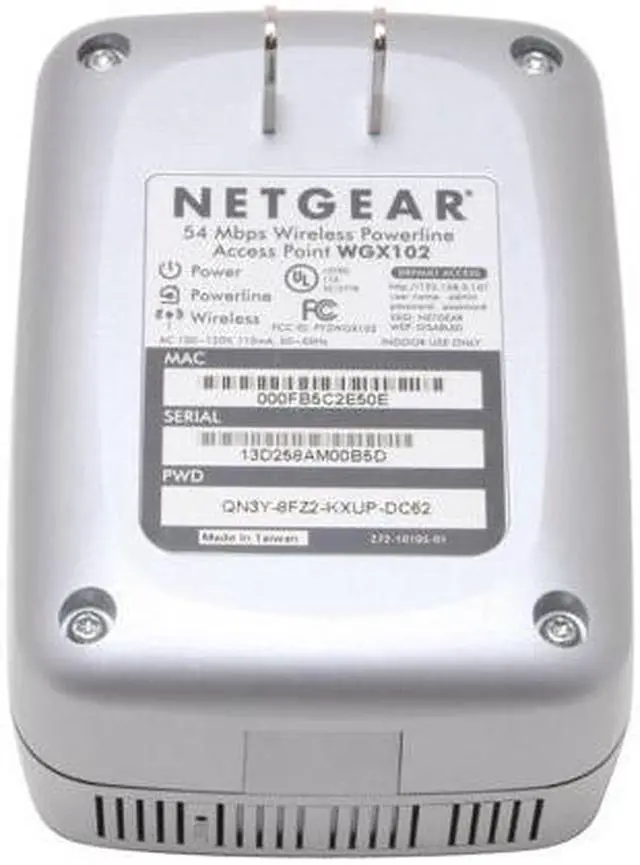 Alt view image 3 of 5 - NETGEAR WGX102 Wall-Plugged Wireless Range Extender
