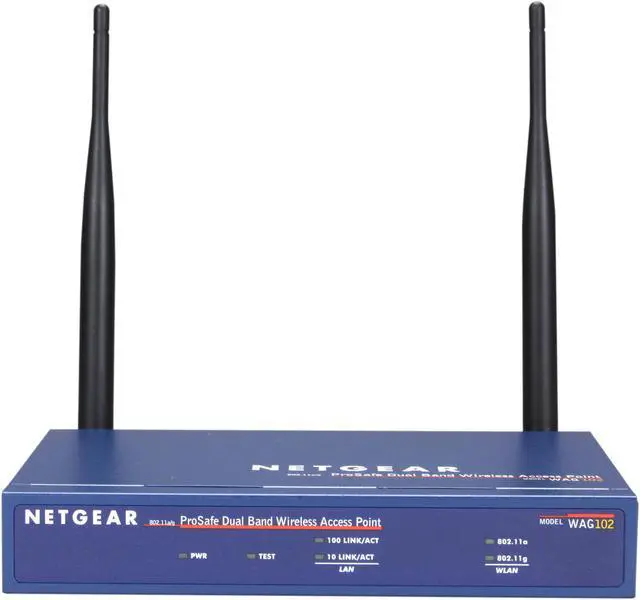 Alt view image 2 of 5 - NETGEAR ProSafe WAG102 Dual Band Wireless Access Point