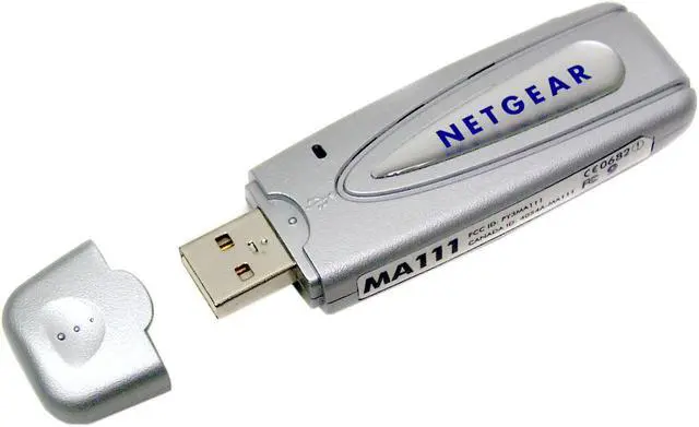 Alt view image 2 of 4 - NETGEAR MA111 Wireless Adapter IEEE 802.11b USB 1.1 Up to 11Mbps Wireless Data Rates
