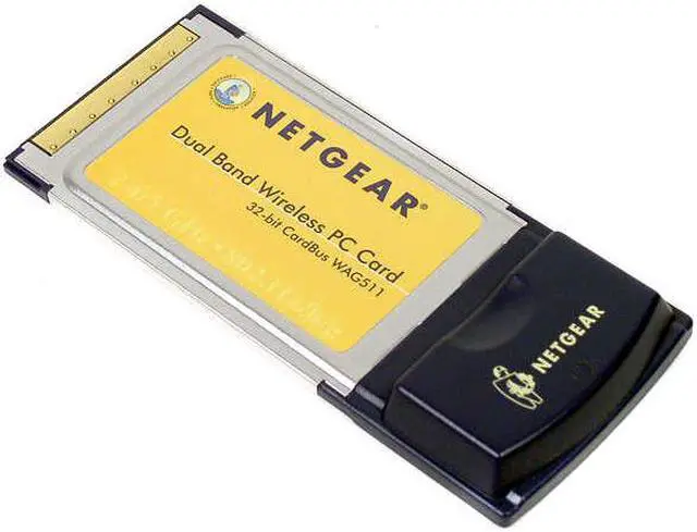 Main image of NETGEAR WAG511 Dual Band Wireless PC Card