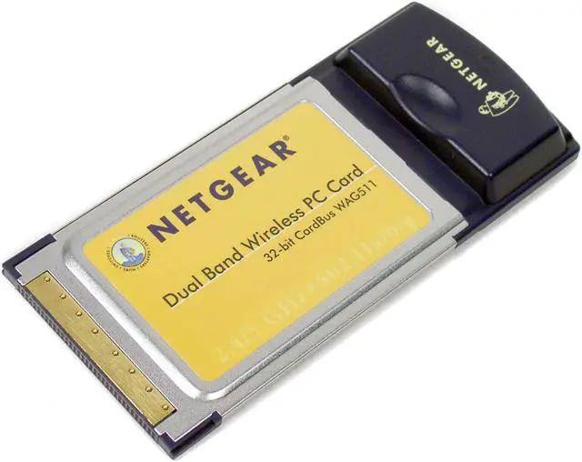 Alt view image 2 of 4 - NETGEAR WAG511 Dual Band Wireless PC Card