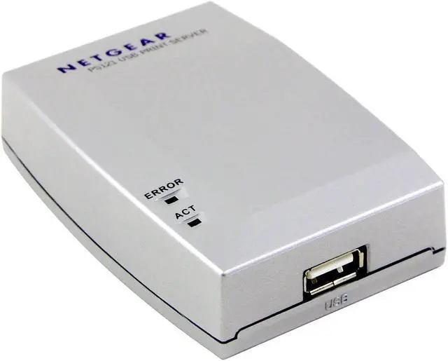 Alt view image 2 of 4 - NETGEAR PS121 Print Server RJ45 USB 1.1