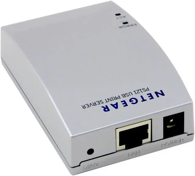 Main image of NETGEAR PS121 Print Server RJ45 USB 1.1