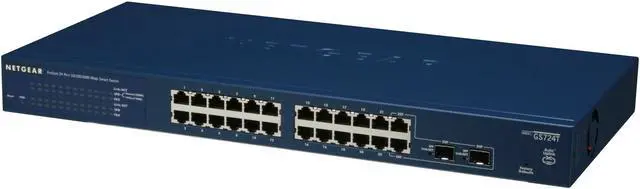 Main image of NETGEAR GS724T Smart ProSafe Gigabit Smart Switch