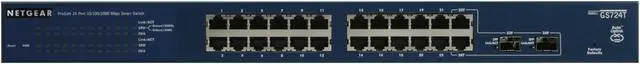 Alt view image 2 of 9 - NETGEAR GS724T Smart ProSafe Gigabit Smart Switch