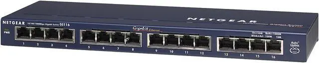 Alt view image 4 of 5 - NETGEAR 16-Port Gigabit Ethernet Unmanaged Switch | GS116NA