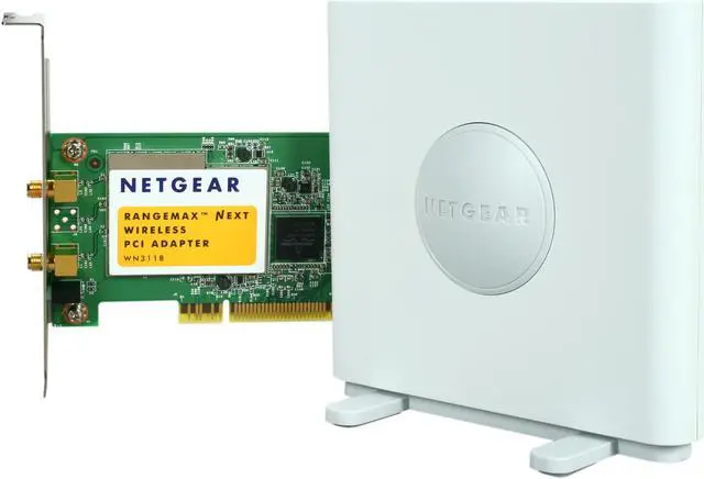 Main image of NETGEAR WN311B-100NAS N300 Wireless Adapter IEEE 802.11b/g/n PCI Up to 300Mbps Wireless Data Rates