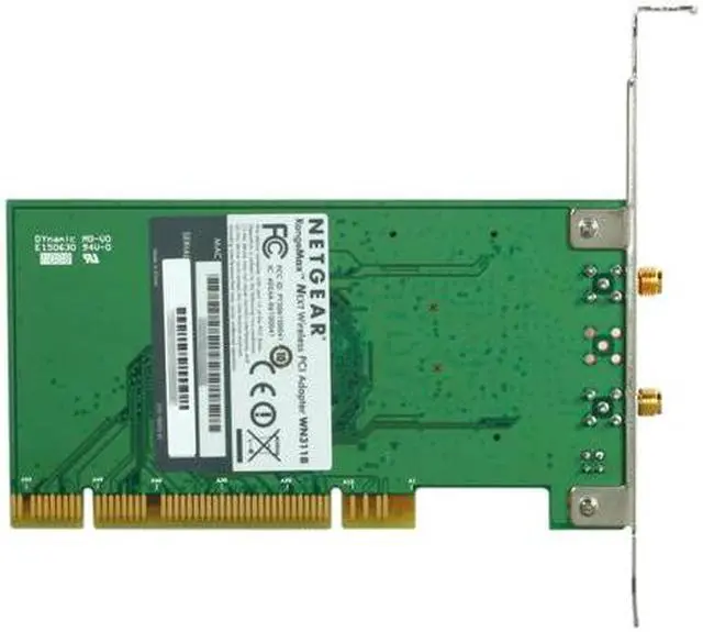 Alt view image 9 of 10 - NETGEAR WN311B-100NAS N300 Wireless Adapter IEEE 802.11b/g/n PCI Up to 300Mbps Wireless Data Rates