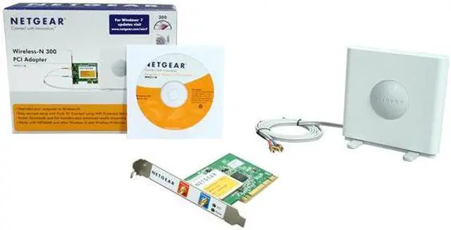 Alt view image 10 of 10 - NETGEAR WN311B-100NAS N300 Wireless Adapter IEEE 802.11b/g/n PCI Up to 300Mbps Wireless Data Rates