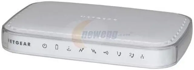 Alt view image 3 of 4 - NETGEAR EM612 Embedded Multimedia Terminal Adapter DOCSIS 2.0 WAN Ports 1 x 10/100Mbps LAN Ports