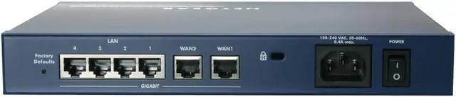 Alt view image 3 of 6 - NETGEAR FVS336G-100NAS Dual Wan Gigabit SSL VPN Firewall