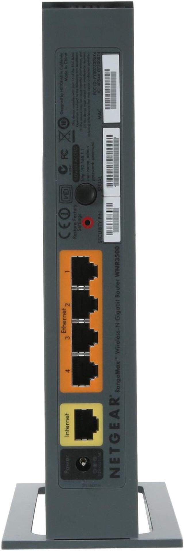 Alt view image 4 of 5 - NETGEAR WNR3500-100NAS RangeMax Premium Wireless-N Gigabit Router IEEE 802.11b/g, IEEE 802.11n Draft