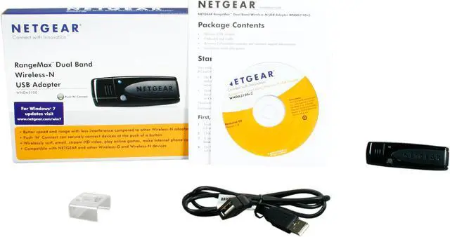 Alt view image 5 of 5 - NETGEAR RangeMax Dual Band Wireless-N Adapter (WNDA3100)