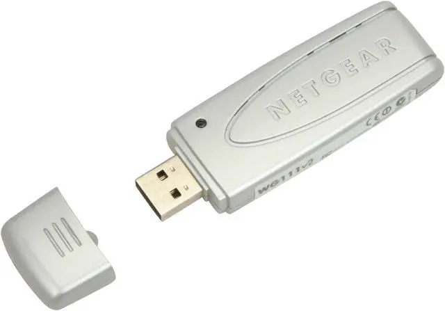 Alt view image 2 of 4 - NETGEAR WG111-100USR Wireless Adapter IEEE 802.11b/g USB 2.0 Up to 54Mbps Wireless Data Rates