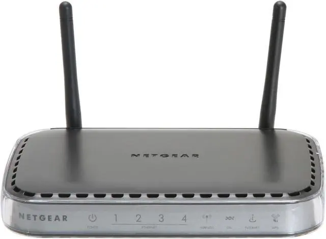 Alt view image 2 of 6 - NETGEAR DGN2000-100NAS Wireless-N Router With Built-in DSL Modem Ethernet Port WAN (ADSL): ITU 992.1 (G.dmt) Annex A, ITU 992.2 (G.lite), ITU 992.3 ADSL2 (G.dmt.bis), ITU 992.5 ADSL2+