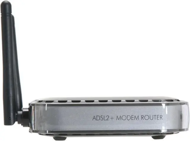 Alt view image 3 of 6 - NETGEAR DGN2000-100NAS Wireless-N Router With Built-in DSL Modem Ethernet Port WAN (ADSL): ITU 992.1 (G.dmt) Annex A, ITU 992.2 (G.lite), ITU 992.3 ADSL2 (G.dmt.bis), ITU 992.5 ADSL2+
