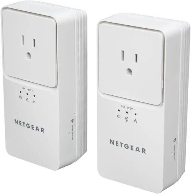 Main image of NETGEAR XAVB2501-100NAS Powerline AV+ 200 Adapter Kit Up to 200Mbps