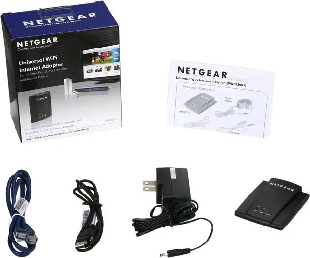 Alt view image 6 of 6 - NETGEAR WNCE2001 Universal Wi-Fi Internet Adapter Wireless 802.11b/g/n Ethernet Port / Connect Wifi to LCD-TV, Game Console and Blu-ray Player
