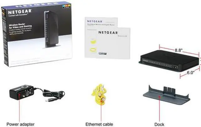 Alt view image 6 of 6 - NETGEAR WNDR37AV-100NAS 802.11a/b/g/n 2.4/5GHz Simultaneous Dual Band Wireless Gigabit Router for Video and Gaming