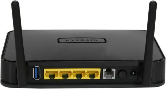 Alt view image 4 of 6 - Netgear Inc. DGN2200-100NAS Wireless Router with DSL Modem