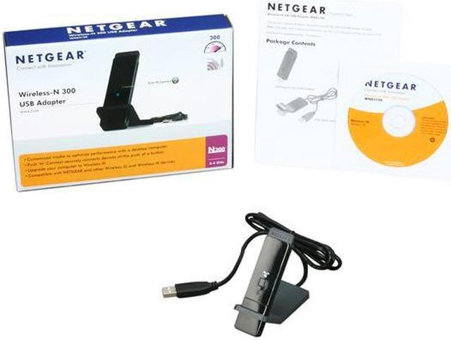 Alt view image 6 of 5 - NETGEAR WNA3100-100ENS Wireless Adapter IEEE 802.11b/g/n USB 2.0 Up to 300Mbps Wireless Data Rates
