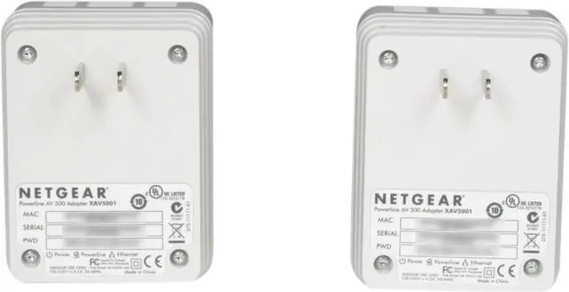 Alt view image 4 of 5 - NETGEAR XAVB5001-100NAS Powerline AV 500 Adapter Kit Up to 500Mbps
