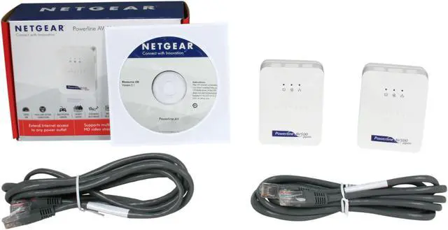 Alt view image 5 of 5 - NETGEAR XAVB5001-100NAS Powerline AV 500 Adapter Kit Up to 500Mbps