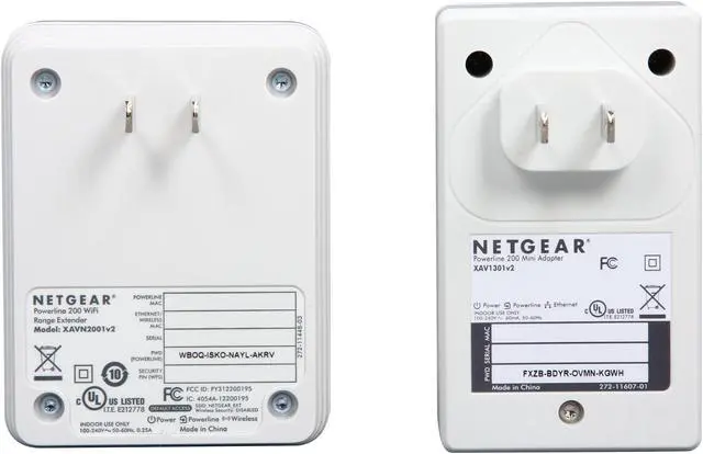 Alt view image 5 of 7 - NETGEAR Powerline 200Mbps to N300 Wi-Fi Access Point (XAVNB2001)