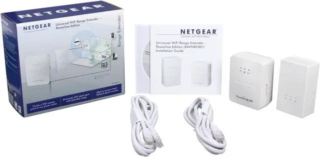 Alt view image 7 of 7 - NETGEAR Powerline 200Mbps to N300 Wi-Fi Access Point (XAVNB2001)