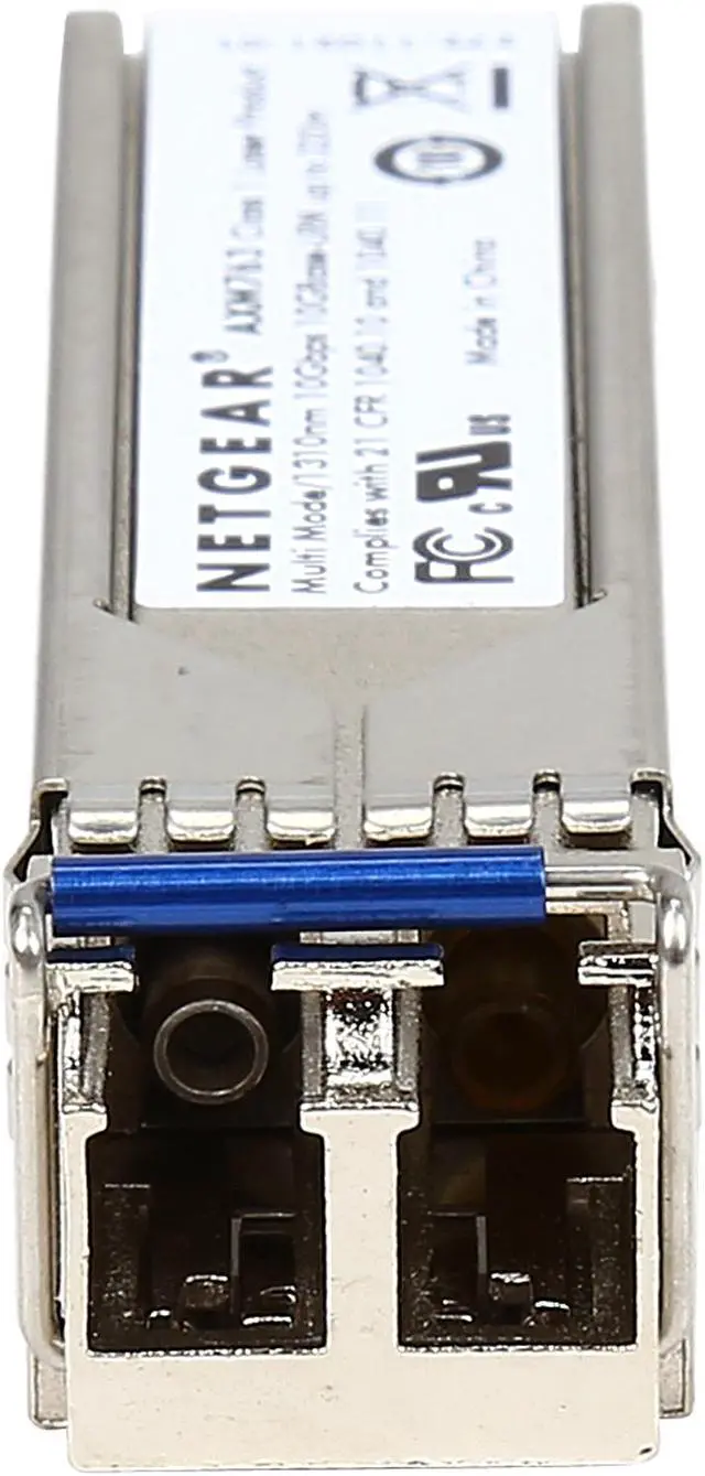 Alt view image 4 of 6 - NETGEAR SFP+ Transceiver, 10GBase-LRM For multimode 62.5/125µm OM1 or OM2 fiber | AXM763