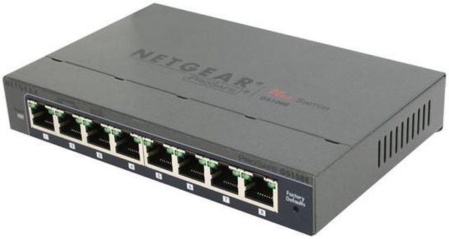 NETGEAR GS108E Plus 8-port Gigabit Ethernet Switch