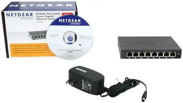 Alt view image 5 of 5 - NETGEAR 8 Port Gigabit Unmanged Plus Business-Class Desktop Switch - Lifetime Warranty (GS108E)