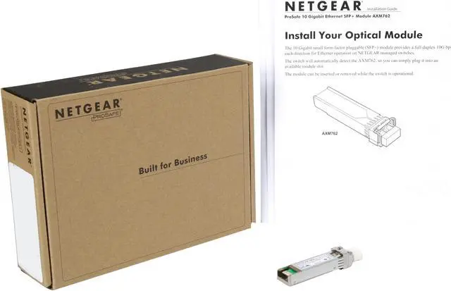 Alt view image 6 of 6 - NETGEAR SFP 10GBase-LR for single mode 9/125µm fiber | AXM762